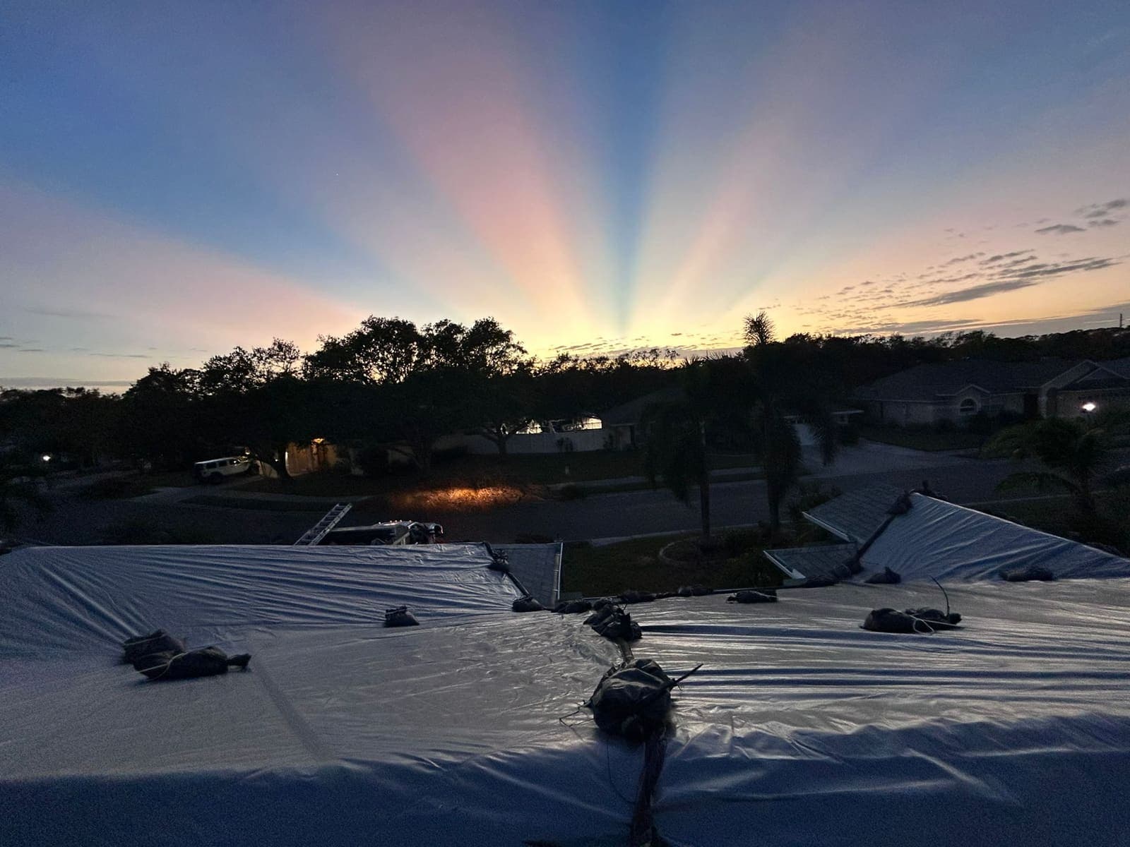 roofing — Krüger crew at work